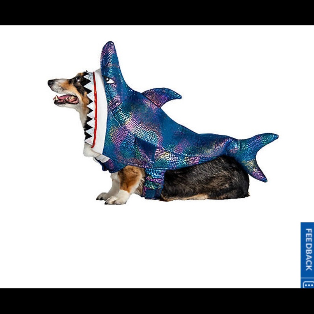 Shark dog costume